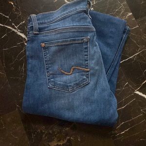 Womens 7 for all mankind skinny jeans